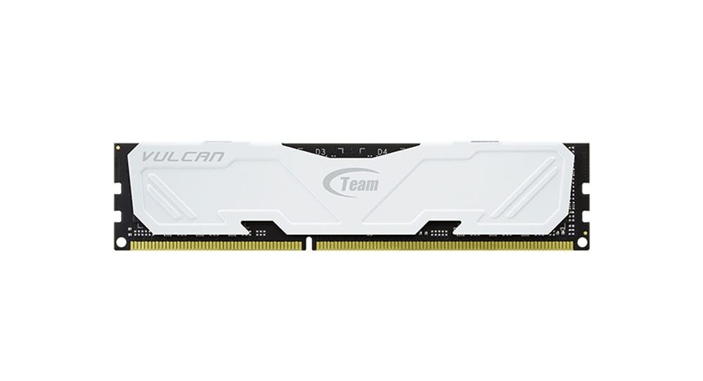 Bộ nhớ/ Ram Team Vulcan 8GB DDR3 1600 Heatsink (Trắng)