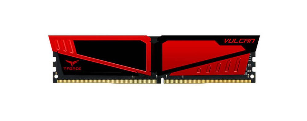 Bộ nhớ/ Ram Team Vulcan 16GB (2*8GB) DDR4 3000 Heatspreader (Đỏ)