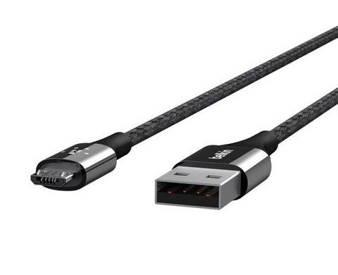 Cáp Sạc Micro USB Belkin MIXIT DuraTek F2CU051bt04 Sợi Kevlar Siêu Bền (Đen)