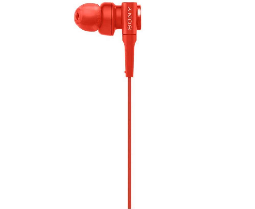 Tai nghe Sony MDR-XB55AP/RQE (Đỏ) thiết kế hiện đại cho âm thanh mạnh mẽ