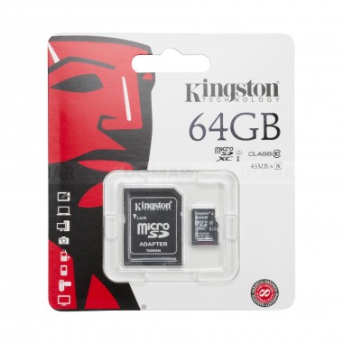 Thẻ nhớ Micro SDXC Kingston 64GB (Class 10)