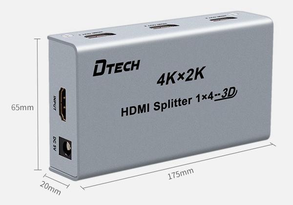 Thiết bị chuyển Multi HDMI 4-1 Dtech (DT 7144)