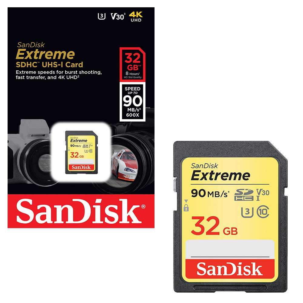 Thẻ nhớ SDHC Sandisk 32GB Extreme