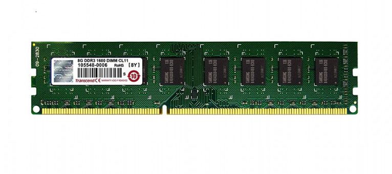 Bộ nhớ DDR3 Transcend 8GB (1600) (TS1GLK64V6H)