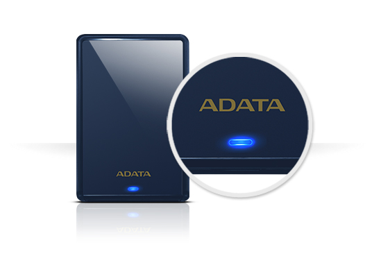 Ổ cứng HDD Adata HV620S 1TB (AHV620S-1TU3-CBK) (Đen) mỏng và nhẹ để mang theo tới bất cứ nơi đâu.