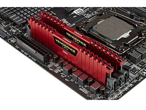 Bộ nhớ DDR4 Corsair 16GB (2400) CMK16GX4M2A2400C14R Vengeance LPX (2x8GB) (Đỏ)