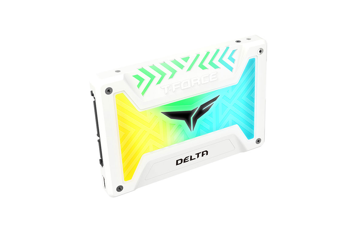 Ổ cứng SSD Team Delta RGB 2.5" 1TB SATA 6Gb/s (Trắng)