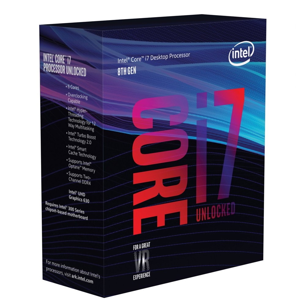 CPU Intel Core i7-8700K Processor (12M Cache, up to 4.7GHz)