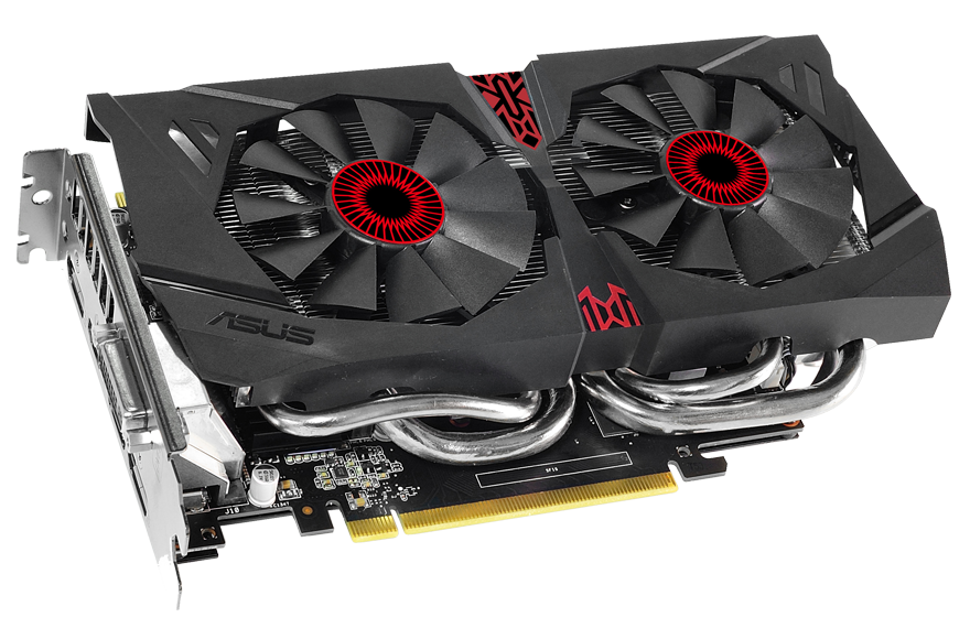 Card màn hình Asus 2GB GTX960-DC2OC-2GD5-Black