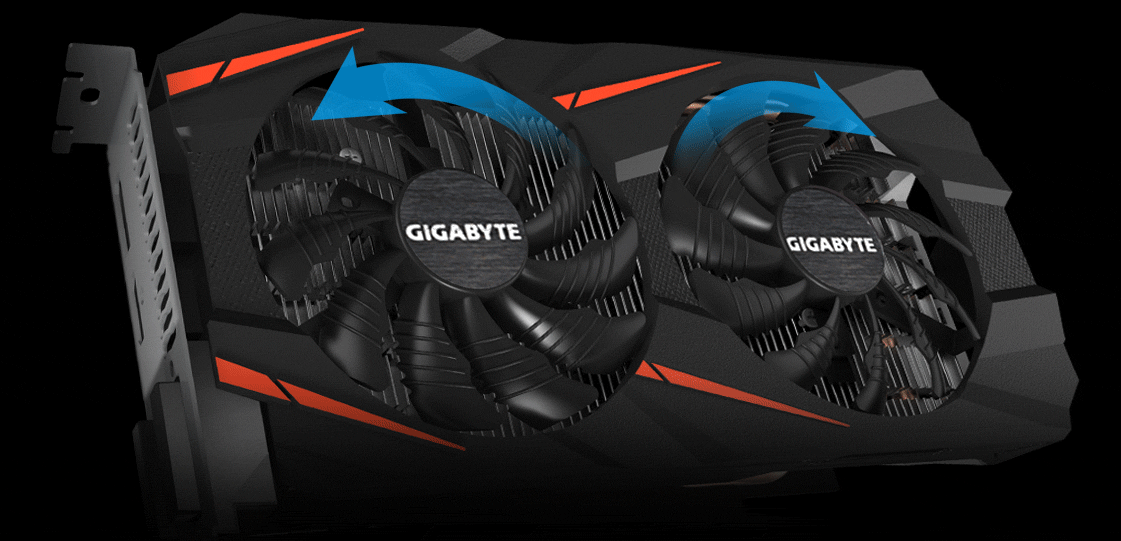 Card màn hình Gigabyte 6GB Winforce OC - N1060WF2OC-6GD