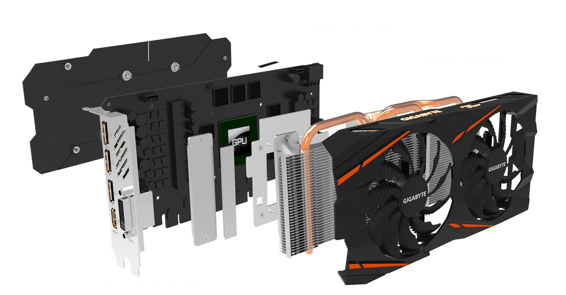 Card màn hình Gigabyte 8GB RX580Gaming-8GD