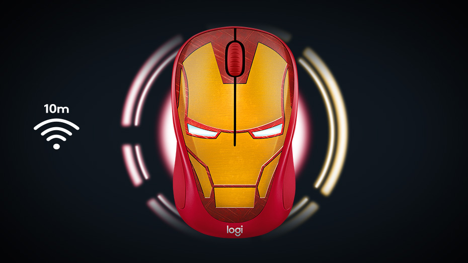 Chuột máy tính Logitech M238 Marvel Iron Man