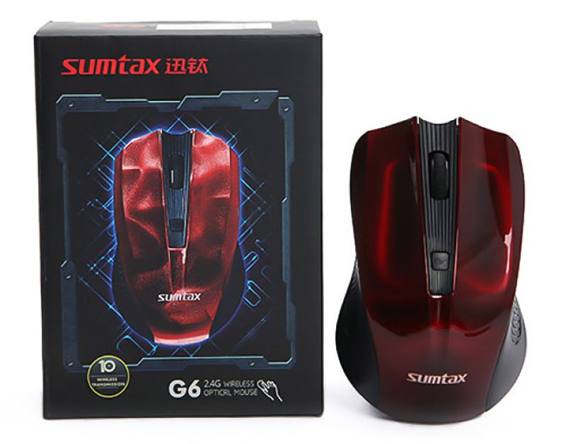 Chuột máy tính Sumtax G6 (Đỏ)