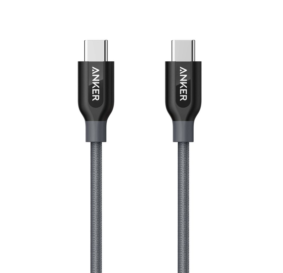 Cáp Anker PowerLine+ USB-C ra USB-C 2.0 0,9m - A8187HA1 (Xám)