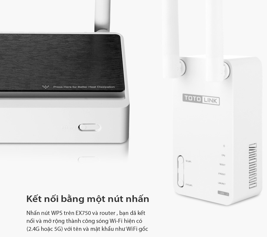 Extender ToToLink EX750 - Phong Vũ