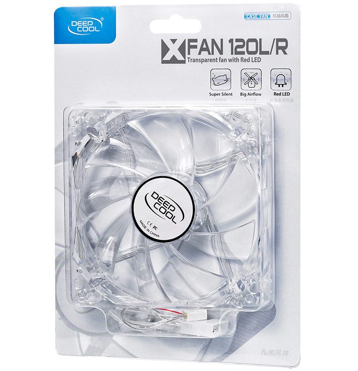 Quạt Case Deepcool Xfan 120 Led Red