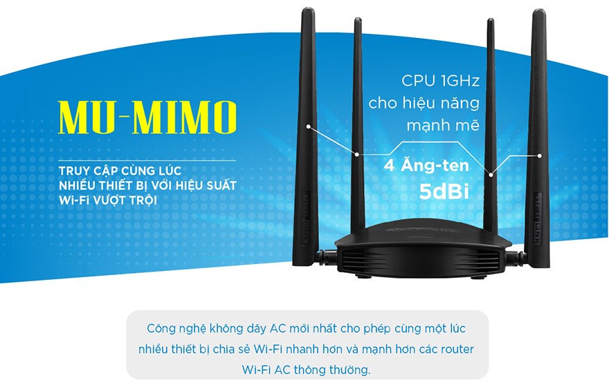 Router ToToLink A800R - Phong Vũ