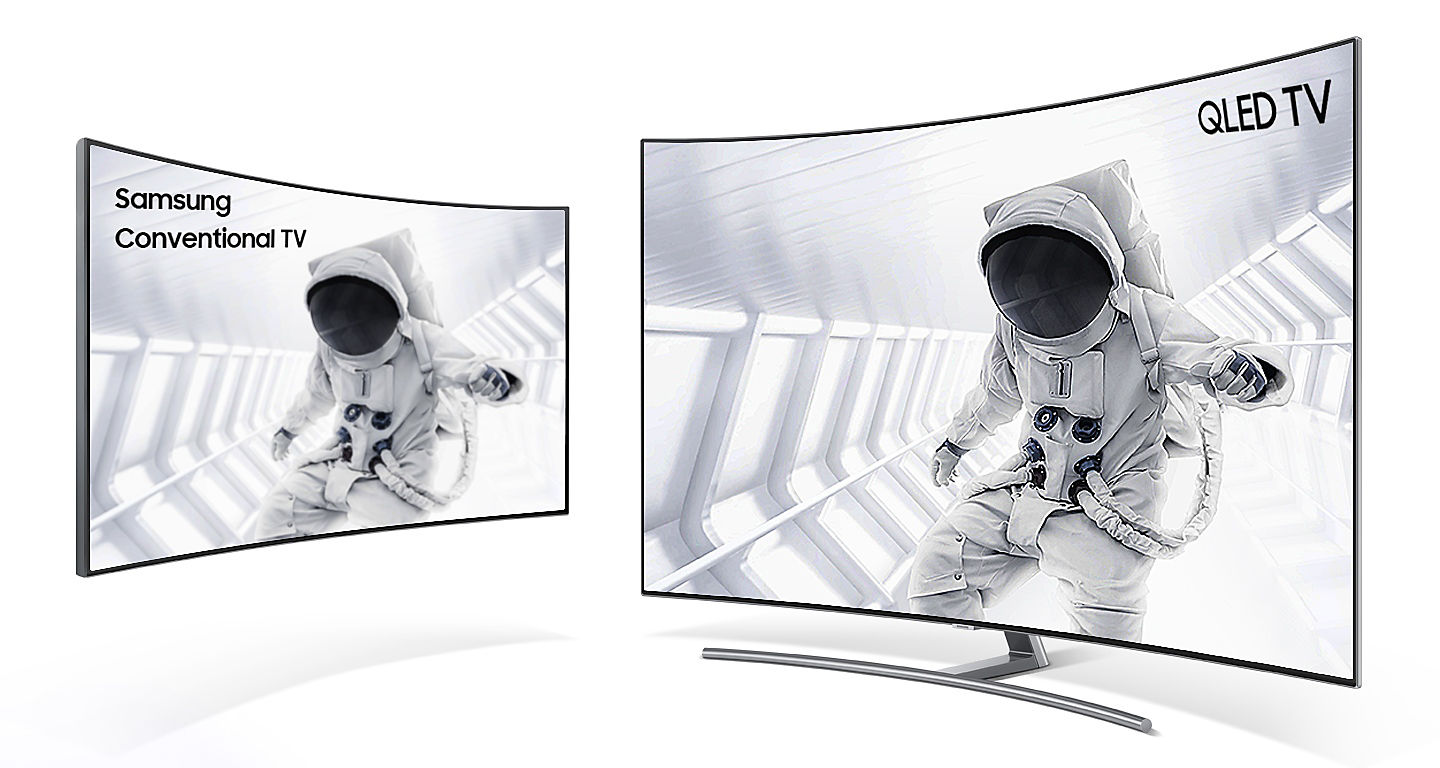 Smart Tivi màn hình cong Samsung 4K QLED 65 inch Q8C 2018