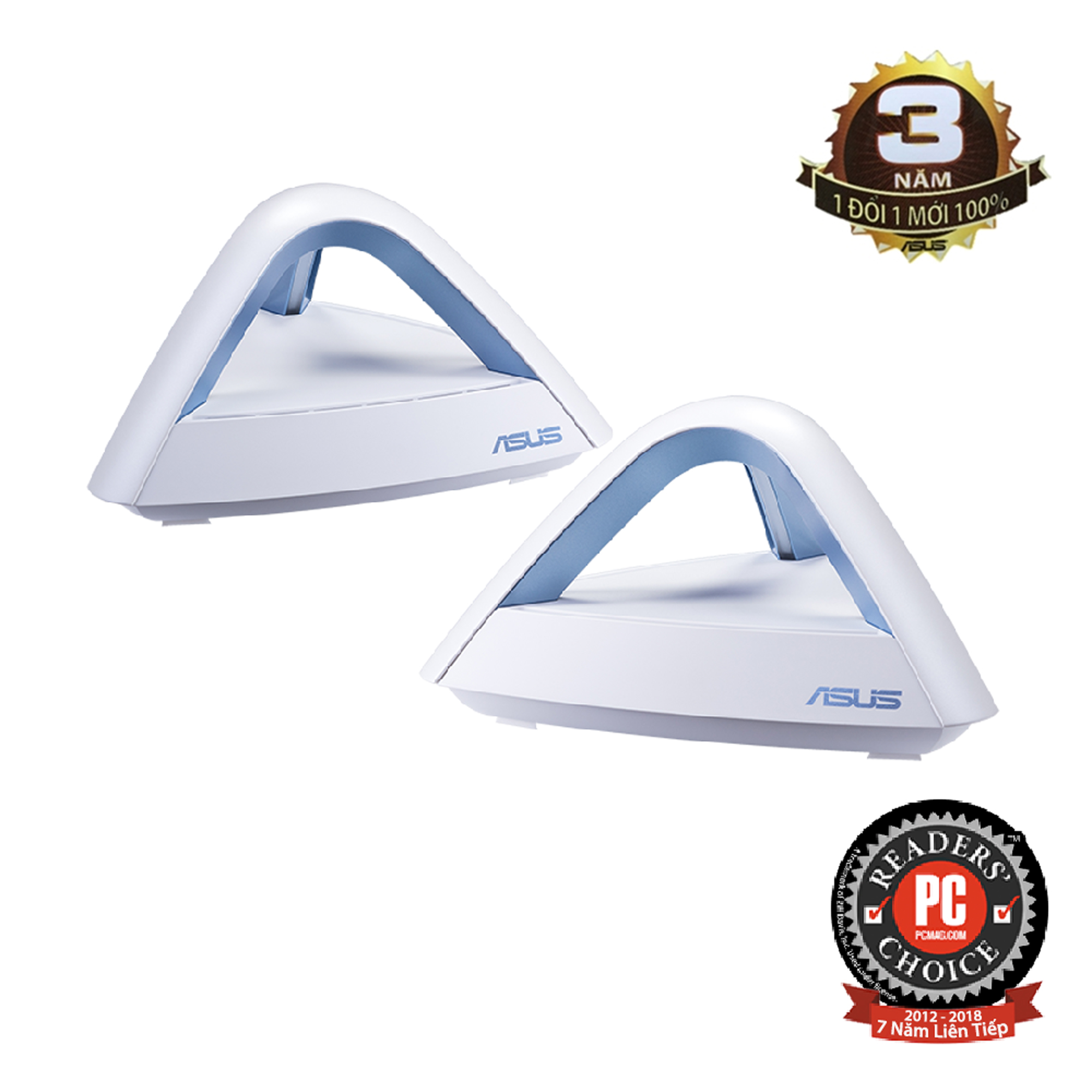 Thiết bị mạng không dây Asus Lyra Trio MAP-AC1750 (2PK)