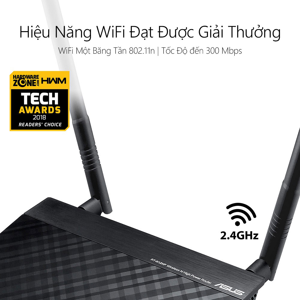 Thiết bị mạng Asus RT-N12hp - 3 - Phong Vũ