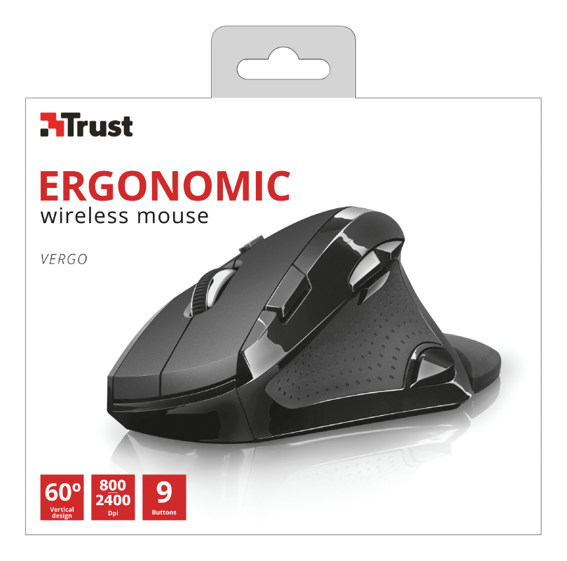 Chuột Trust Vergo Wireless Ergonomic Comfort