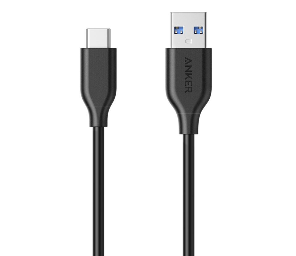 Anker PowerLine USB 3.0 ra USB-C - 0,9m - A8163 (Đen)