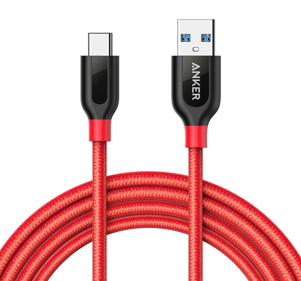 Anker PowerLine+ USB 3.0 ra USB-C 0,9m - A8168 (Đỏ)