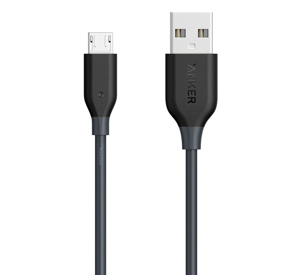 Cáp Micro USB Anker PowerLine 0,9m - A8132 (Xám)