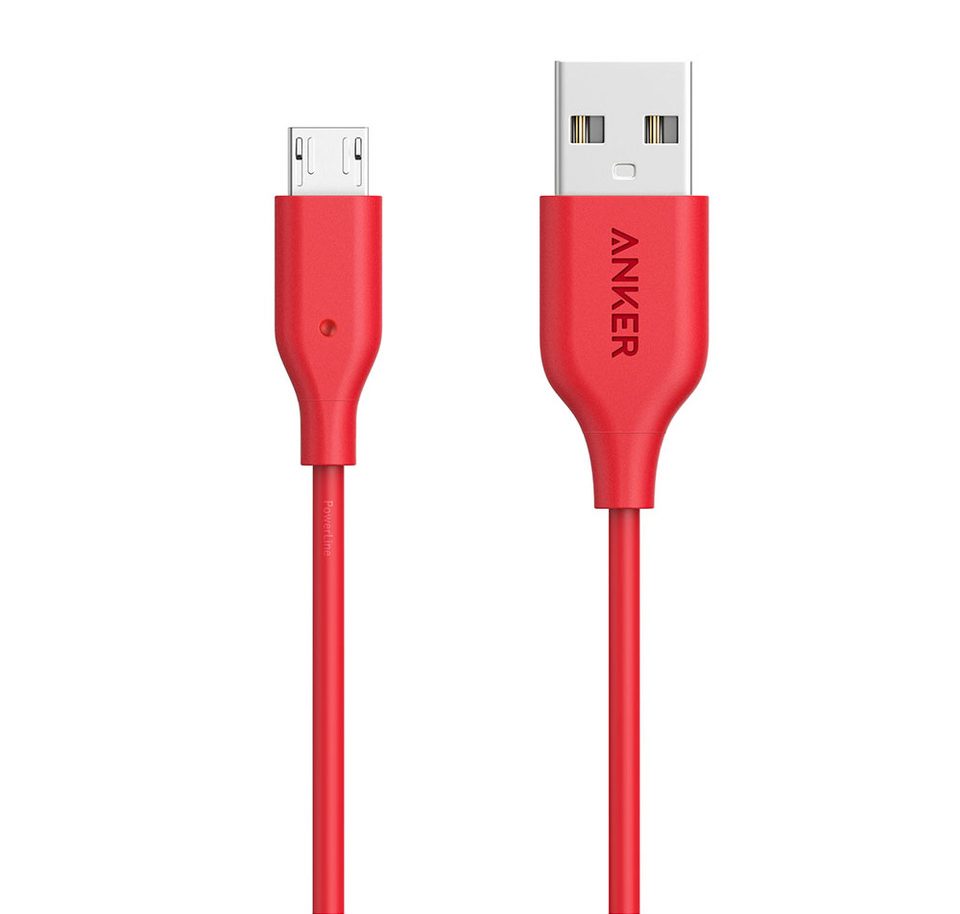 Cáp Micro USB Anker PowerLine 0,9m - A8132 (Đỏ)