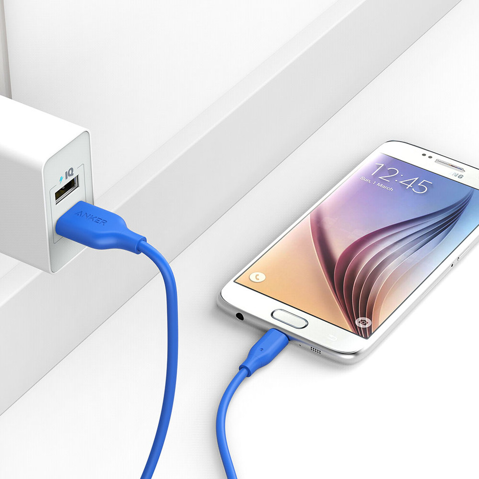 Cáp Micro USB Anker PowerLine 3m - A8134012 (Xanh)