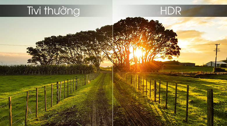 Công nghệ HDR giúp hình ảnh chân thật giữa vùng sáng tối