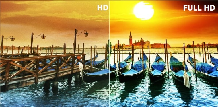 độ phân giải Full HD đem tới chất lượng hình ảnh sắc nét