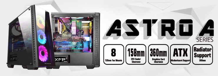 Thùng máy - Case Xigmatek Astro Astro A Plus (EN41220) (Fan galaxy premium CH120+CB1)