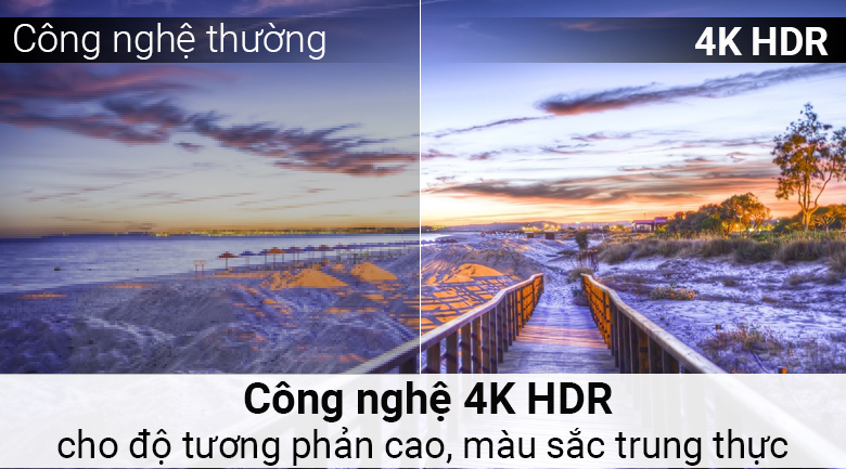 4k HDR đem tới hình ảnh độ tương phản cao