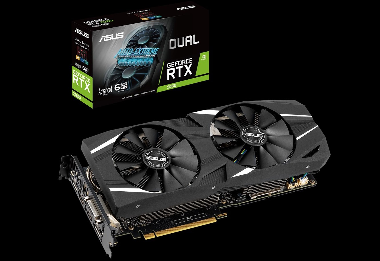 Card đồ họa Asus GeForce RTX 2060 6GB GDDR6 Dual Advance