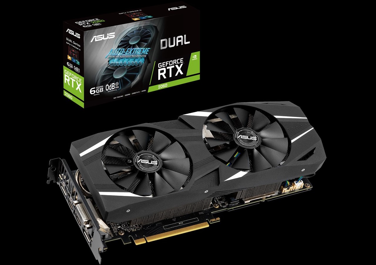 Card đồ họa Asus GeForce RTX 2060 6GB GDDR6 Dual