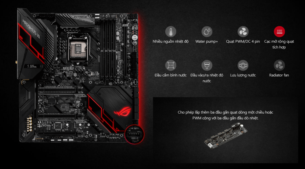 Bo mạch chủ Mainboard Asus ROG Maximus XI Extreme