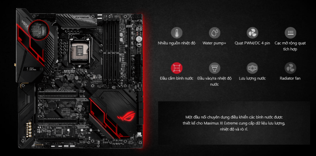 Bo mạch chủ Mainboard Asus ROG Maximus XI Extreme