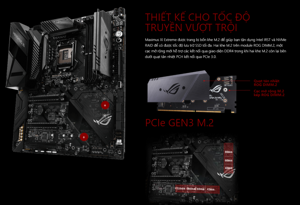 Bo mạch chủ Mainboard Asus ROG Maximus XI Extreme