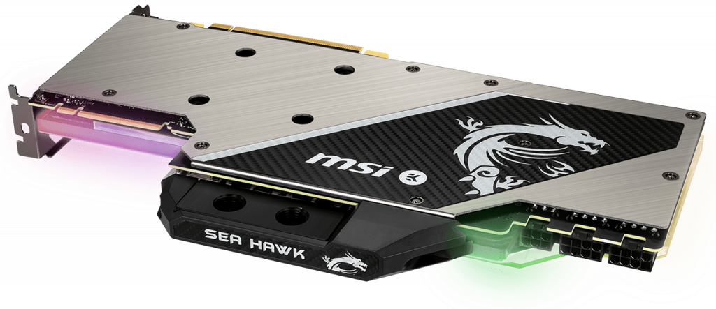 Card màn hình VGA MSI GeForce RTX 2080Ti 11GB GDDR6 Sea Hawk EK X