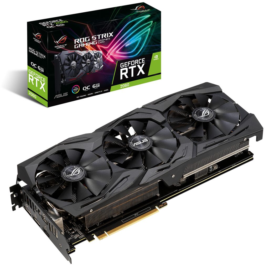 Card màn hình VGA Asus Geforce RTX 2060 GAMING 6GB GDDR6 ROG Strix (ROG-STRIX-RTX2060-6G-GAMING)