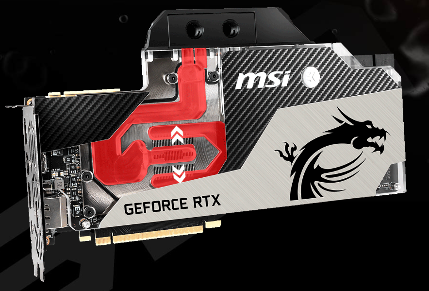 Card màn hình  VGA MSI GeForce RTX 2080Ti 11GB GDDR6 Sea Hawk EK X