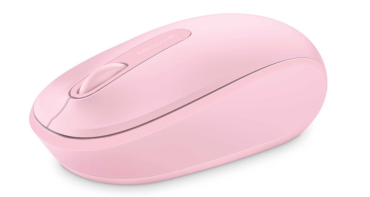 Chuột máy tính Microsoft Wireless Mobile Mouse 1850 (Hồng)