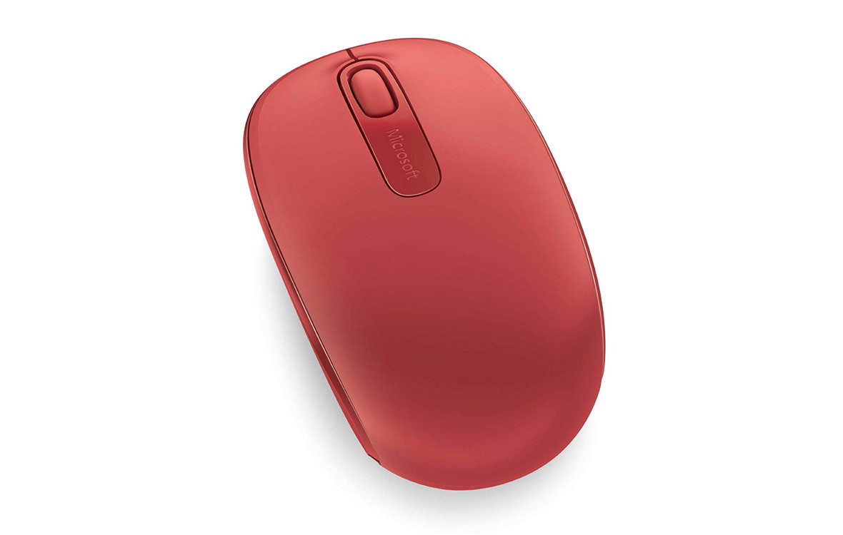 Chuột máy tính Microsoft Wireless Mobile Mouse 1850 (Đỏ)