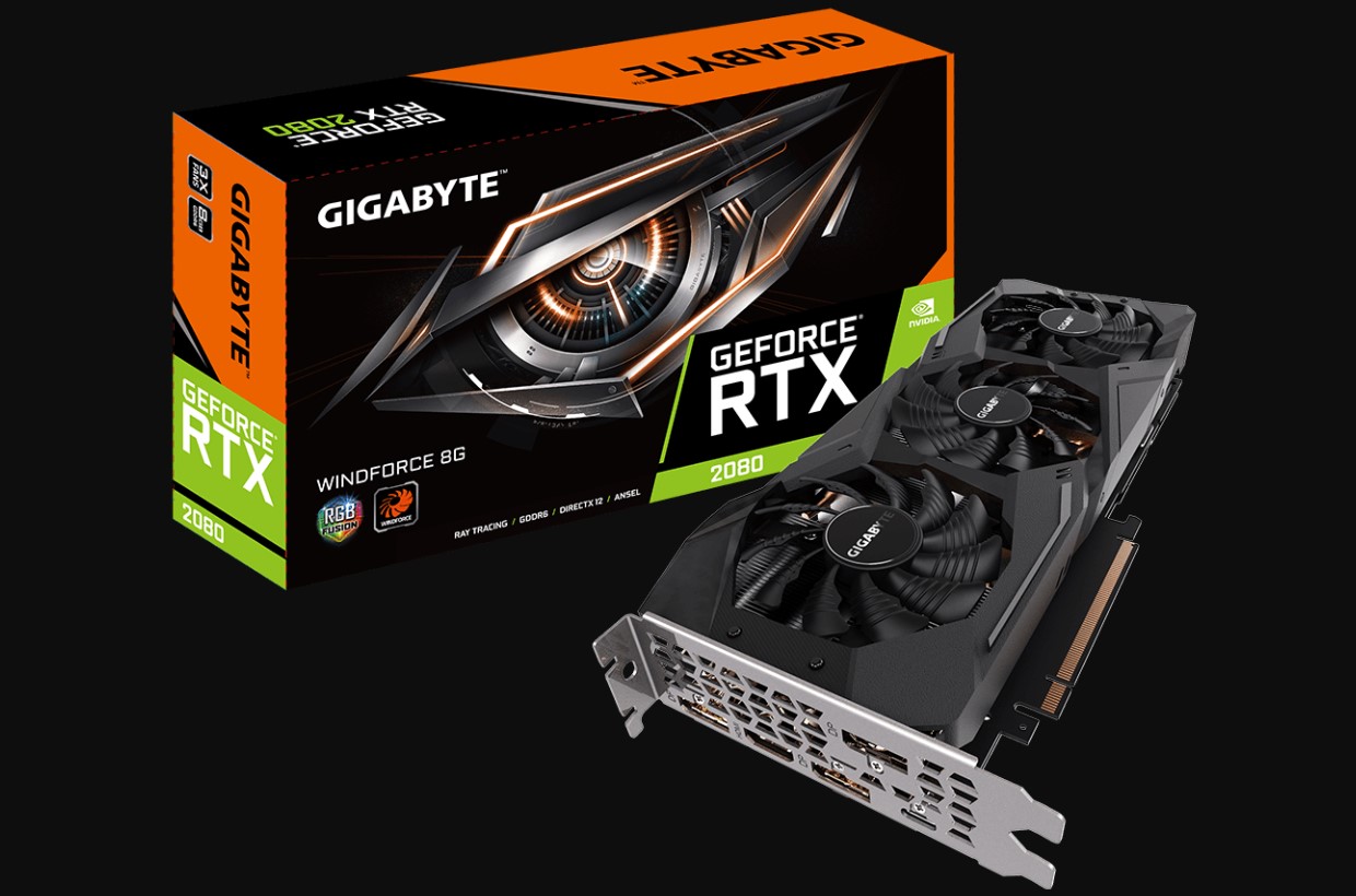 Card đồ họa Gigabyte GeForce RTX 2080 8GB GDDR6 WinForce