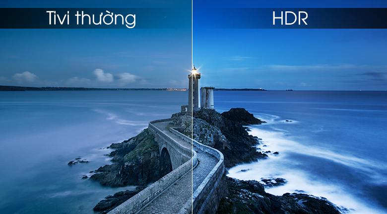 công nghệ hình ảnh HDR đem tới chất lượng hình ảnh với độ tương phản cao