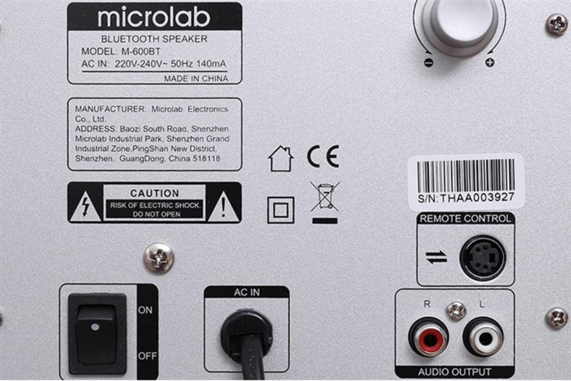 Loa Microlab M600BT (2.1)