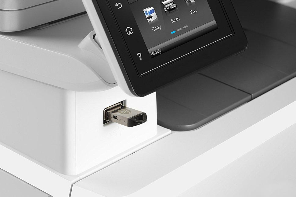 Máy in HP Color LaserJet Pro MFP M281fdw (T6B82A) cổng usb thuận tiện cho việc kết nối