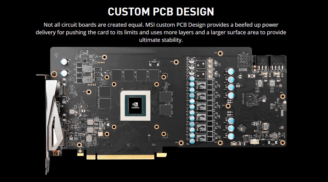 Card đồ họa MSI GeForce RTX 2070 8GB GDDR6 Armor
