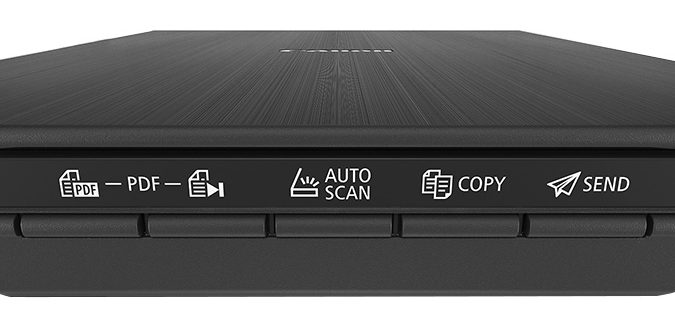 Máy scan Canon Lide 400 có 5 phím ấn EZ giúp thao tác dễ dàng